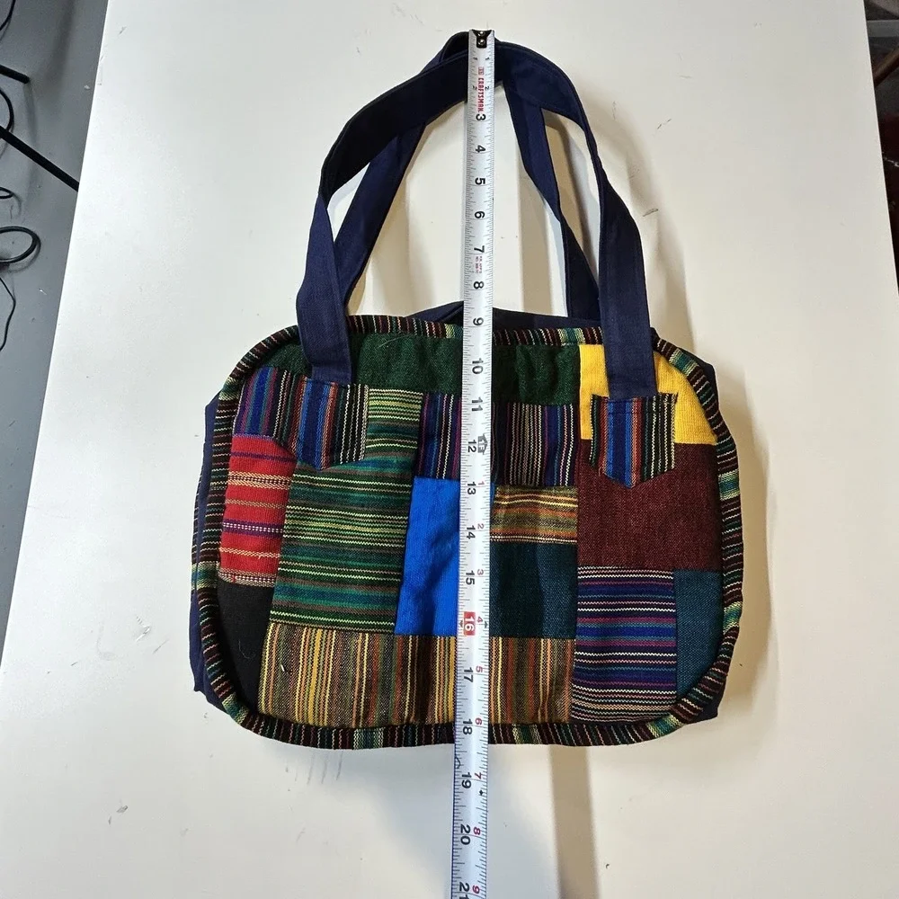 Guatemala Patchwork Hobo Style Purse Bag‎ Handmade 13